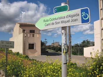 Mallorca cycle route sign